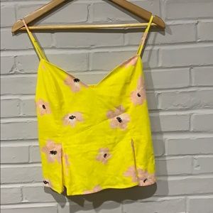 Zara floral tank top